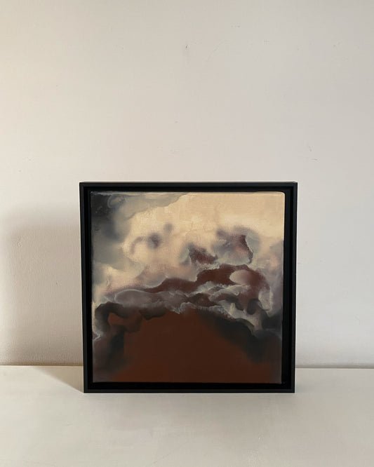 Fugazi small abstract painting by vicelis 