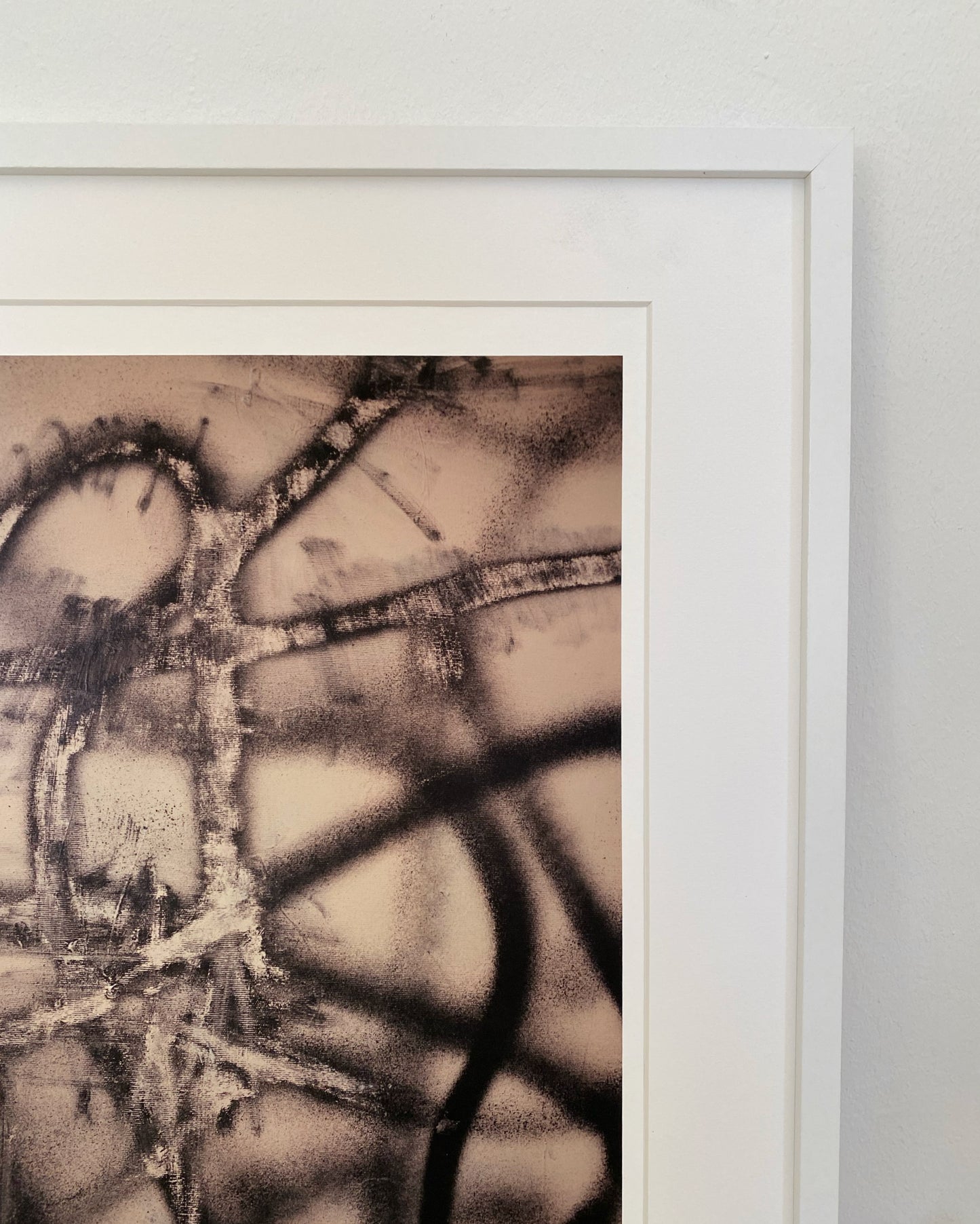 blush art print detail