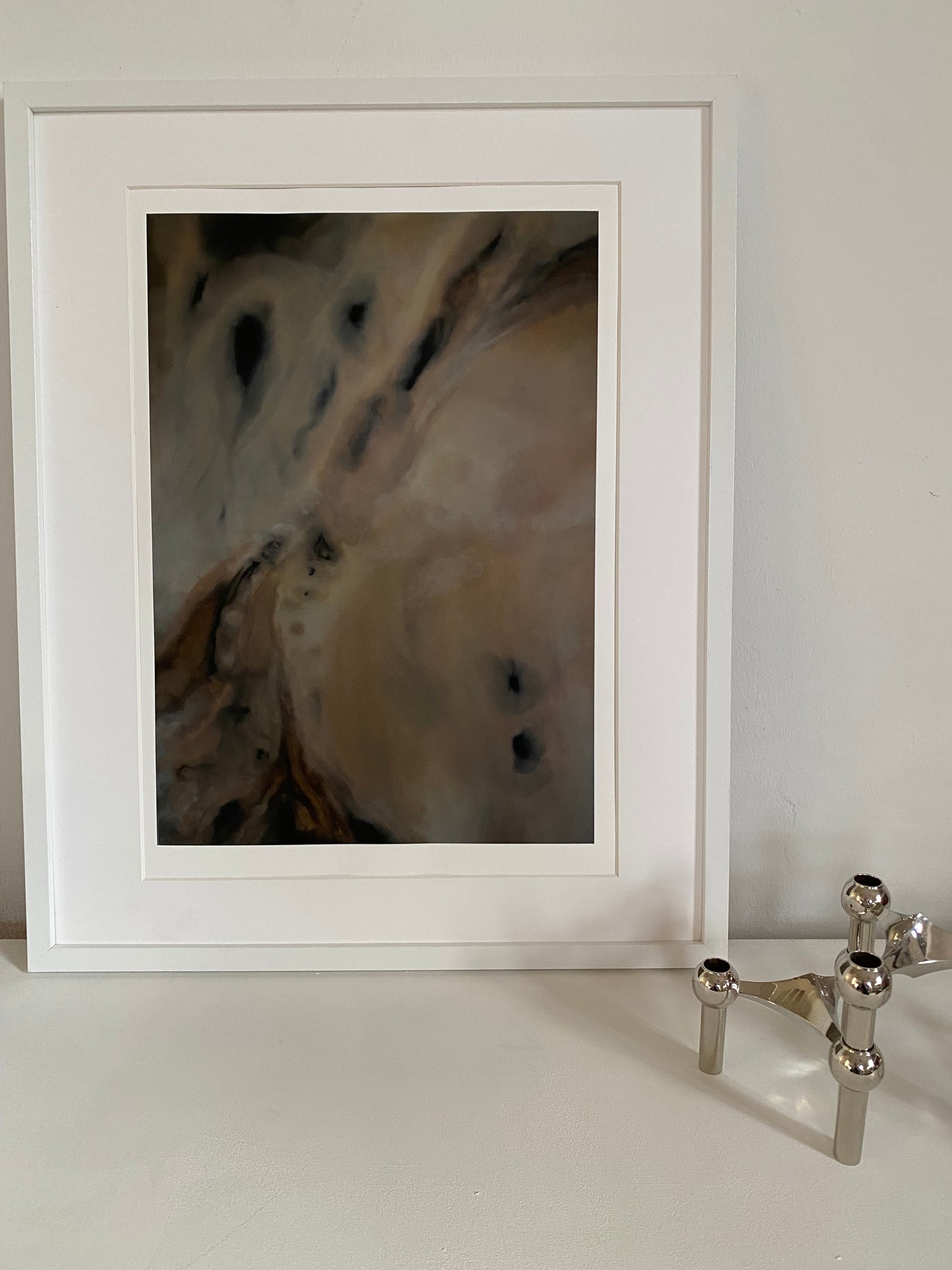 Epiphany fine art print by vicelis earthy tones abstract art
