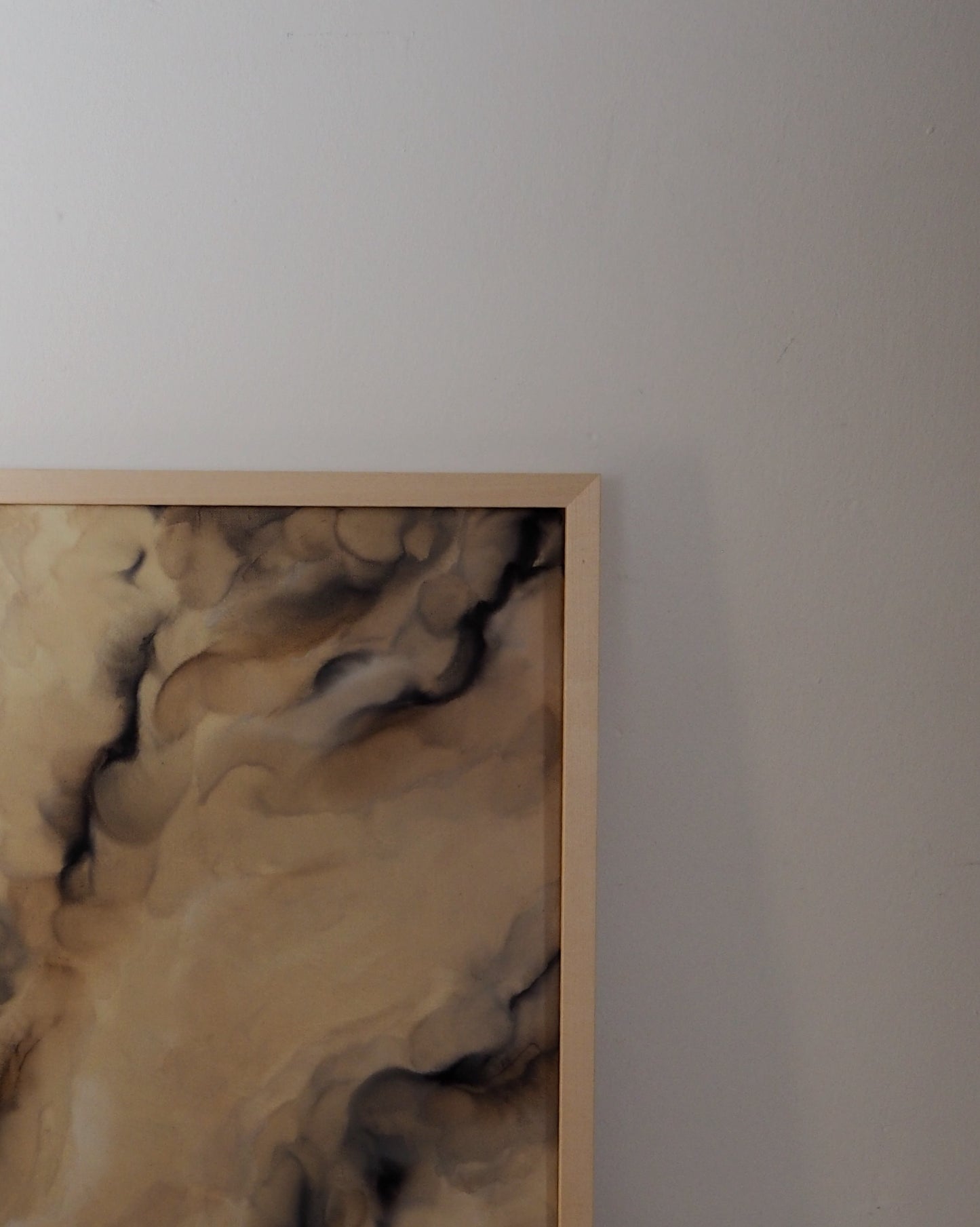 soft echoes details acrylic painting tonal neutrals