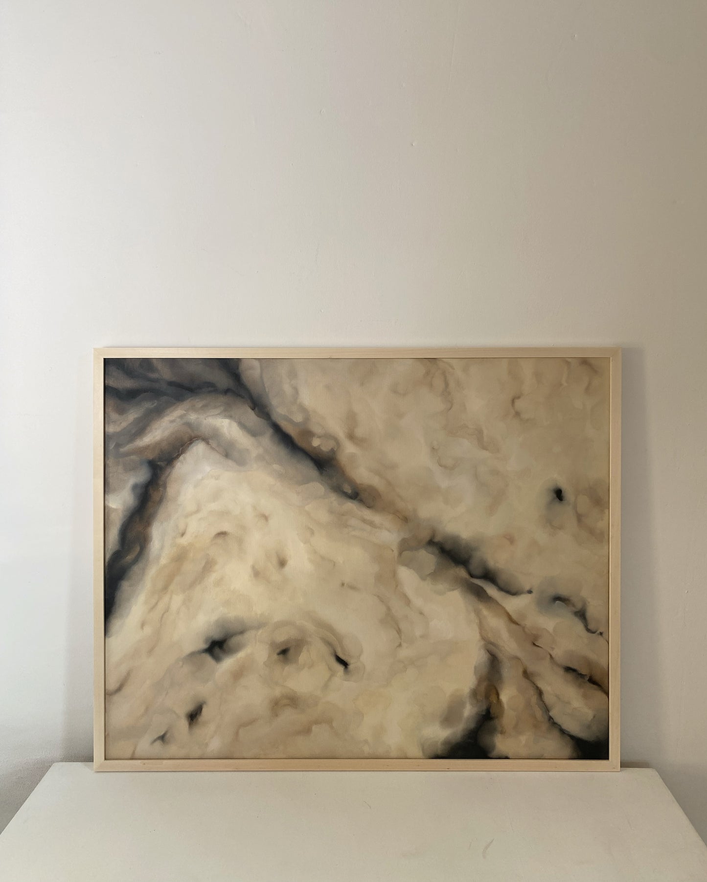 vestige painting abstract muted tones and blurred tones